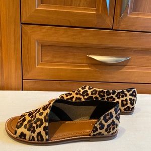 Crown Vintage Pavletta Leopard D’Orsay Flats